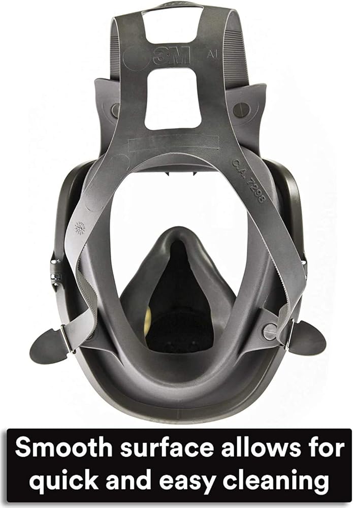 Amazon.com: 3M 6800 Reusable Respirator, Full Facepiece, Medium, 1